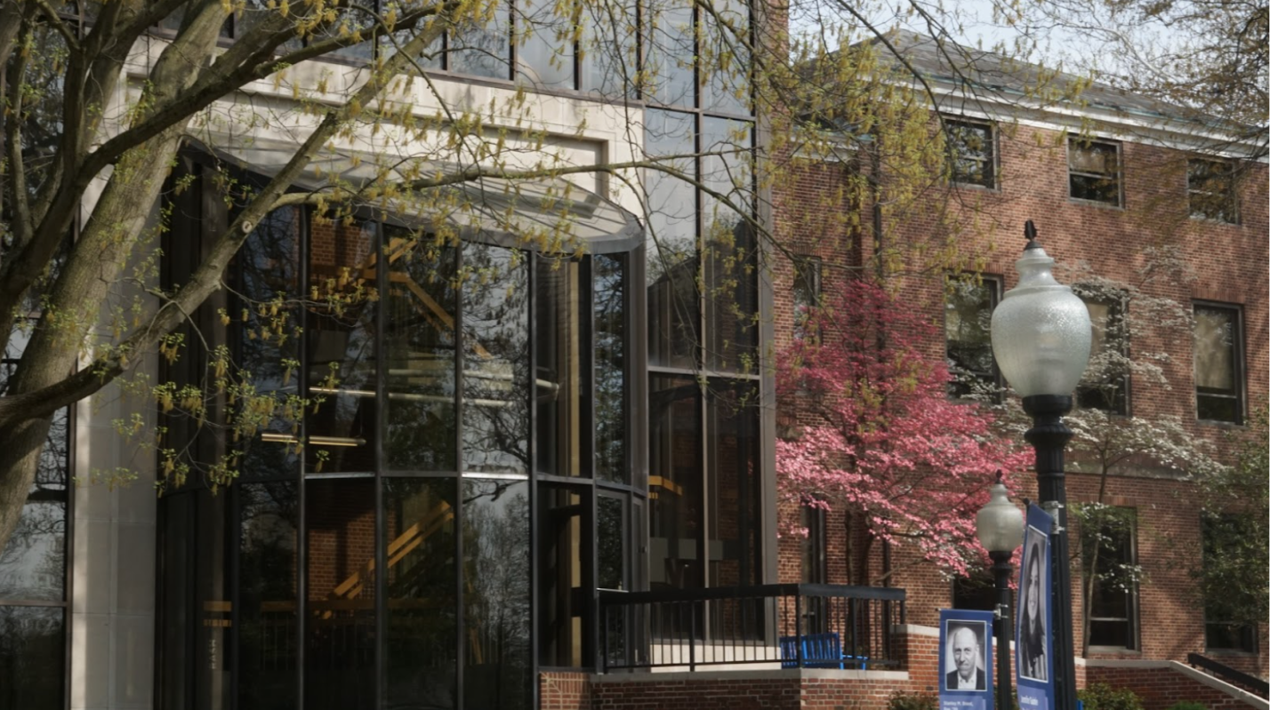 Facade of Stager Hall